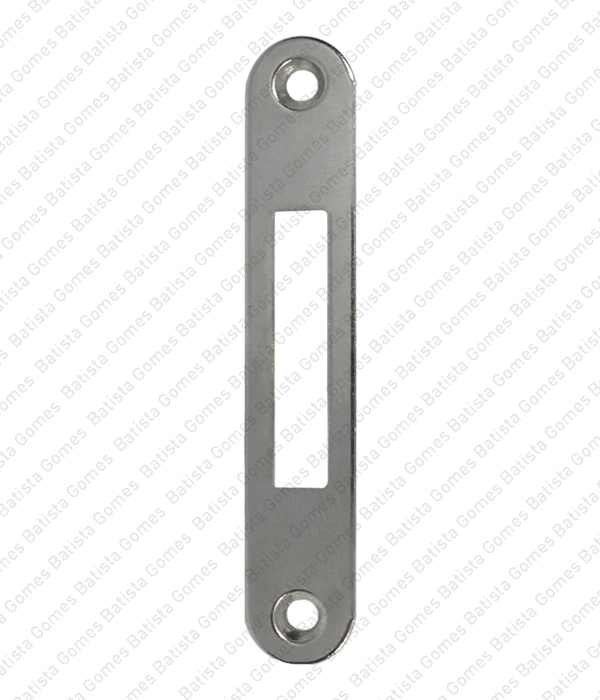 Chapa testa para fechadura de mobili�rio